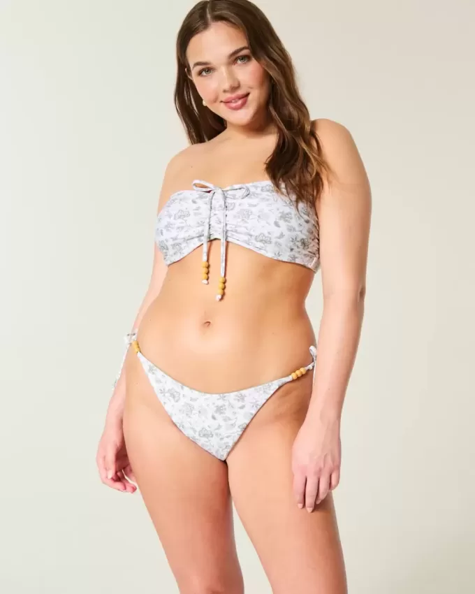 Partea de jos de bikini cu cravată laterală reversibilă Partea de jos de bikini cu cravată laterală reversibilă