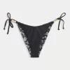 Partea de jos de bikini cu cravată laterală reversibilă Partea de jos de bikini cu cravată laterală reversibilă