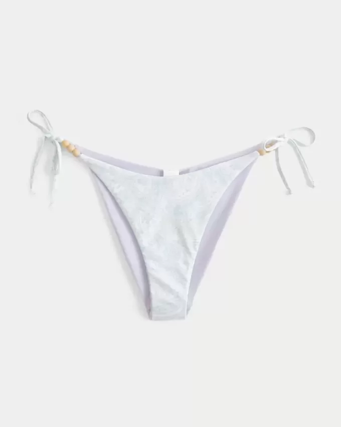 Partea de jos de bikini cu cravată laterală reversibilă Partea de jos de bikini cu cravată laterală reversibilă