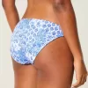 Partea de jos de bikini cu nervuri cu talie joasa Partea de jos de bikini cu nervuri cu talie joasa
