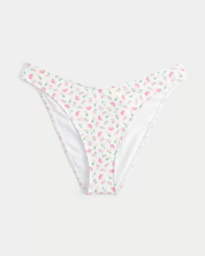 Partea de jos de bikini cu picioare înalte Partea de jos de bikini cu picioare înalte