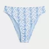 Partea de jos de bikini curbat cu picioare înalte și talie înaltă, cu nervuri Partea de jos de bikini curbat cu picioare înalte și talie înaltă, cu nervuri