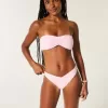 Partea de jos de bikini înfățișată din jacquard cu talie în V cu picioare înalte Partea de jos de bikini înfățișată din jacquard cu talie în V cu picioare înalte