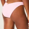 Partea de jos de bikini înfățișată din jacquard cu talie în V cu picioare înalte Partea de jos de bikini înfățișată din jacquard cu talie în V cu picioare înalte