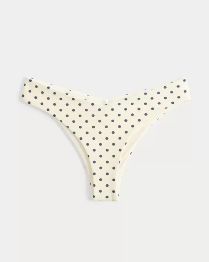 Partea de jos de bikini reversibilă cu talie în V Partea de jos de bikini reversibilă cu talie în V