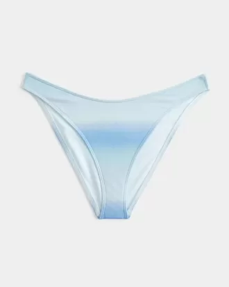Partea de jos de bikini strălucitoare cu picioare înalte Partea de jos de bikini strălucitoare cu picioare înalte