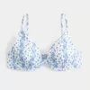 Partea de sus de bikini cu sârmă și adâncime Partea de sus de bikini cu sârmă și adâncime