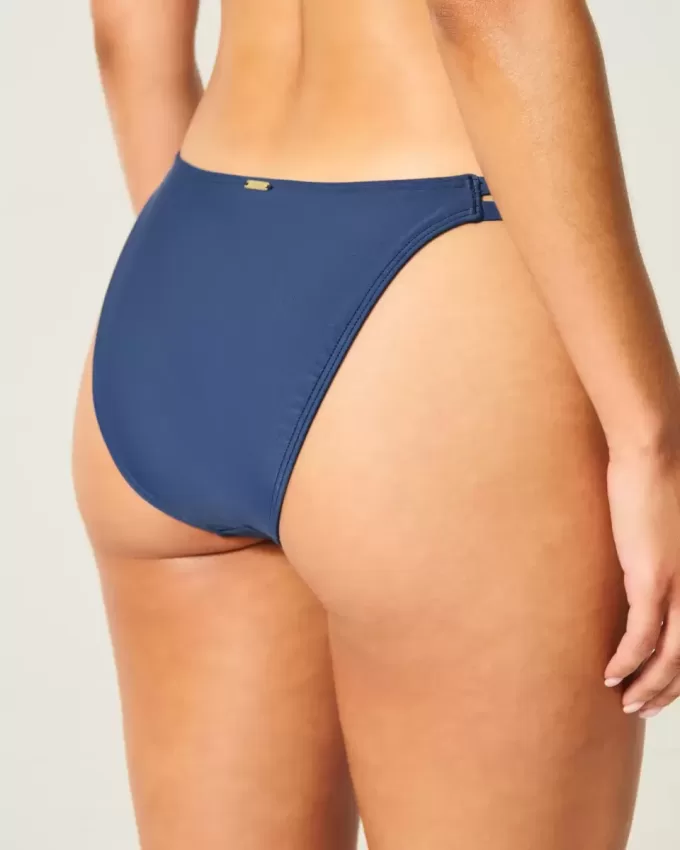 Partea inferioară de bikini cu bretele duble cu mărgele Partea inferioară de bikini cu bretele duble cu mărgele