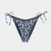 Partea inferioară de bikini cu cravată laterală în stil croșetat Partea inferioară de bikini cu cravată laterală în stil croșetat