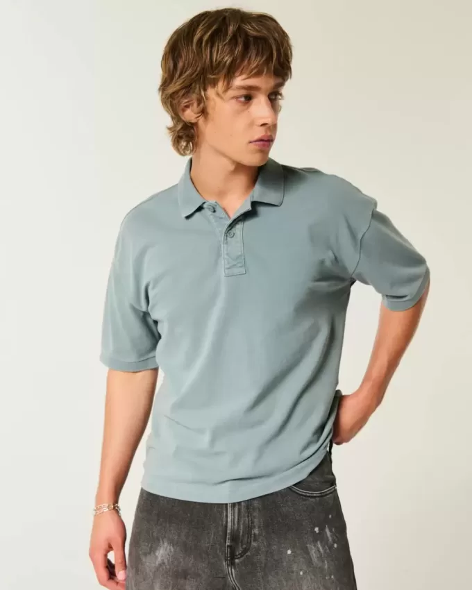 Polo Boxy Crop