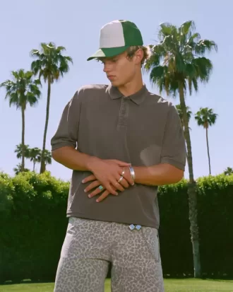 Polo Boxy Crop Washed Polo Boxy Crop Washed