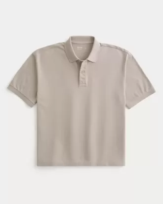 Polo Boxy Crop Washed Polo Boxy Crop Washed