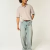 Polo Boxy Crop Washed