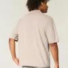 Polo Boxy Crop Washed