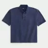 Polo Boxy Crop Washed