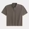 Polo Boxy Crop Washed