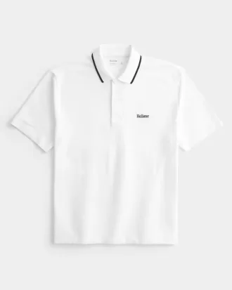 Polo cu logo relaxat