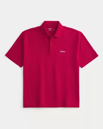 Polo cu logo relaxat
