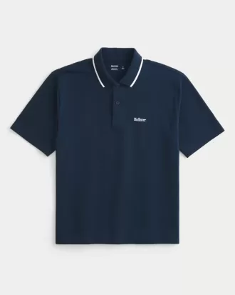 Polo cu logo relaxat