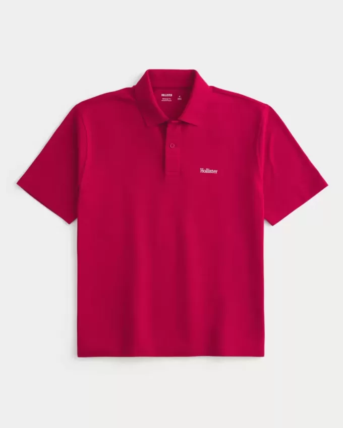 Polo cu logo relaxat