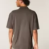 Polo cu logo relaxat