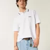 Polo cu logo relaxat