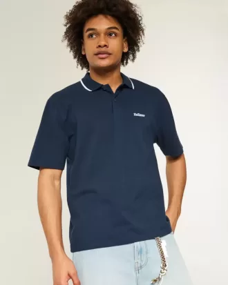 Polo cu logo relaxat