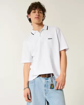 Polo cu logo relaxat