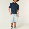 Polo cu logo relaxat