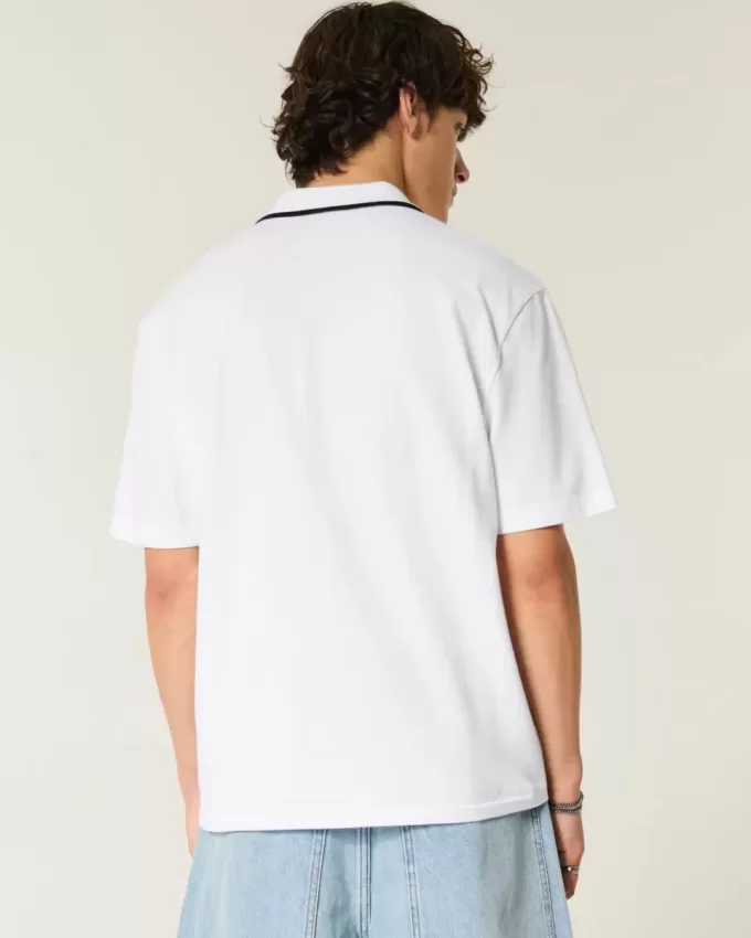 Polo cu logo relaxat