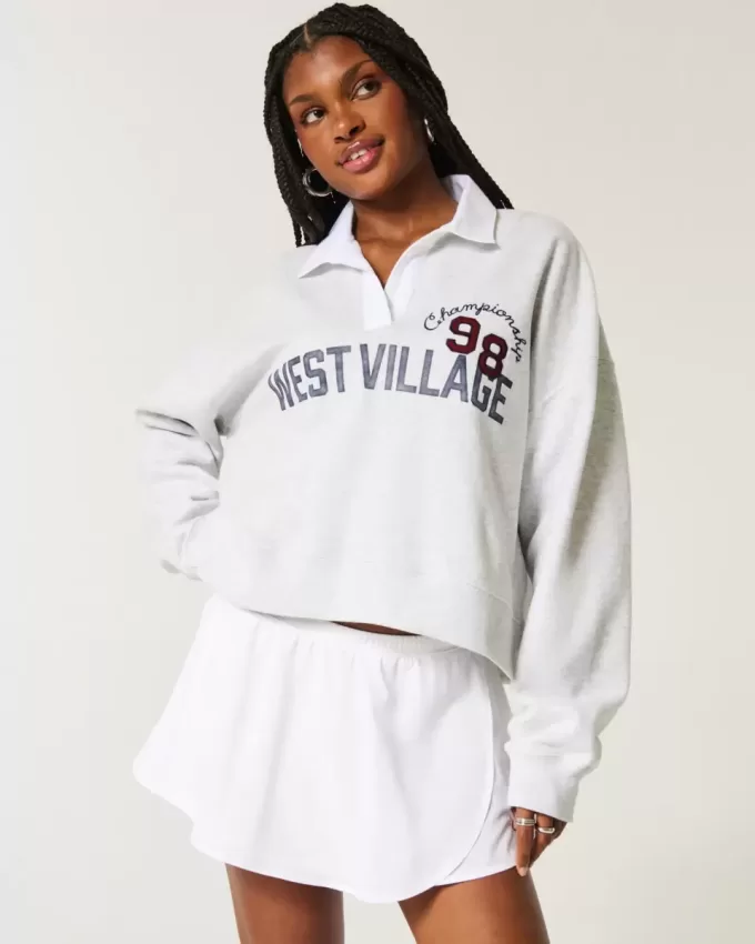 Polo de rugby Easy Fleece West Village Graphic Polo de rugby Easy Fleece West Village Graphic