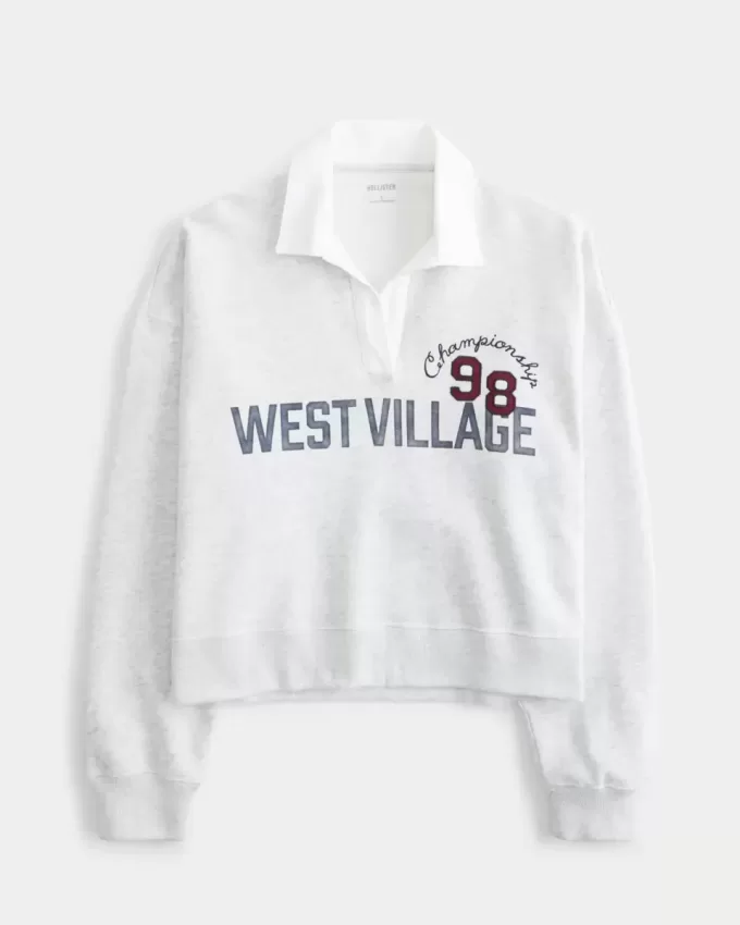 Polo de rugby Easy Fleece West Village Graphic Polo de rugby Easy Fleece West Village Graphic