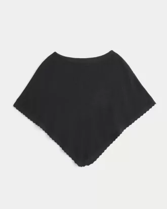Poncho floral ușor