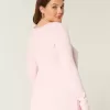 Pulover Babydoll cu mânecă lungă și gât pătrat Pulover Babydoll cu mânecă lungă și gât pătrat