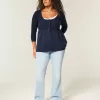 Pulover Babydoll din tricot cablu Pulover Babydoll din tricot cablu