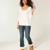 Pulover Babydoll din tricot cablu Pulover Babydoll din tricot cablu