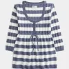 Pulover Babydoll din tricot cablu Pulover Babydoll din tricot cablu