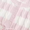 Pulover Babydoll din tricot cablu Pulover Babydoll din tricot cablu
