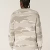 Pulover Boxy Camo Crew Pulover Boxy Camo Crew