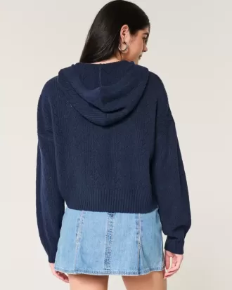 Pulover cu fermoar Hollister Comfy Cloud Pulover cu fermoar Hollister Comfy Cloud