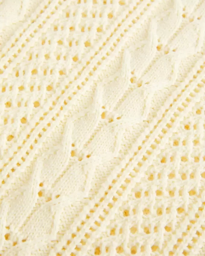 Pulover din tricot cablu Pulover din tricot cablu