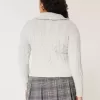 Pulover din tricot cu cablu Hollister Comfy Cloud cu fermoar