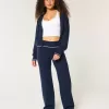 Pulover Gilly Hicks Pantaloni drepti cu talie pliabilă Pulover Gilly Hicks Pantaloni drepti cu talie pliabilă