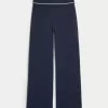 Pulover Gilly Hicks Pantaloni drepti cu talie pliabilă Pulover Gilly Hicks Pantaloni drepti cu talie pliabilă