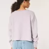 Pulover Hollister Comfy Cloud Boxy cu decolteu crestat