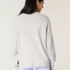 Pulover Hollister Comfy Cloud Bunny Graphic Crew Pulover Hollister Comfy Cloud Bunny Graphic Crew