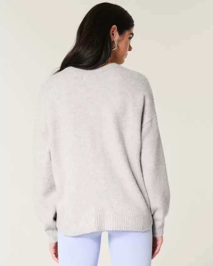 Pulover Hollister Comfy Cloud Bunny Graphic Crew Pulover Hollister Comfy Cloud Bunny Graphic Crew