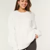 Pulover Hollister Comfy Cloud din tricot cu cablu