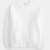 Pulover Hollister Comfy Cloud din tricot cu cablu