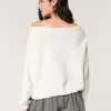 Pulover Hollister Comfy Cloud Easy, fără umăr, grafic Deer